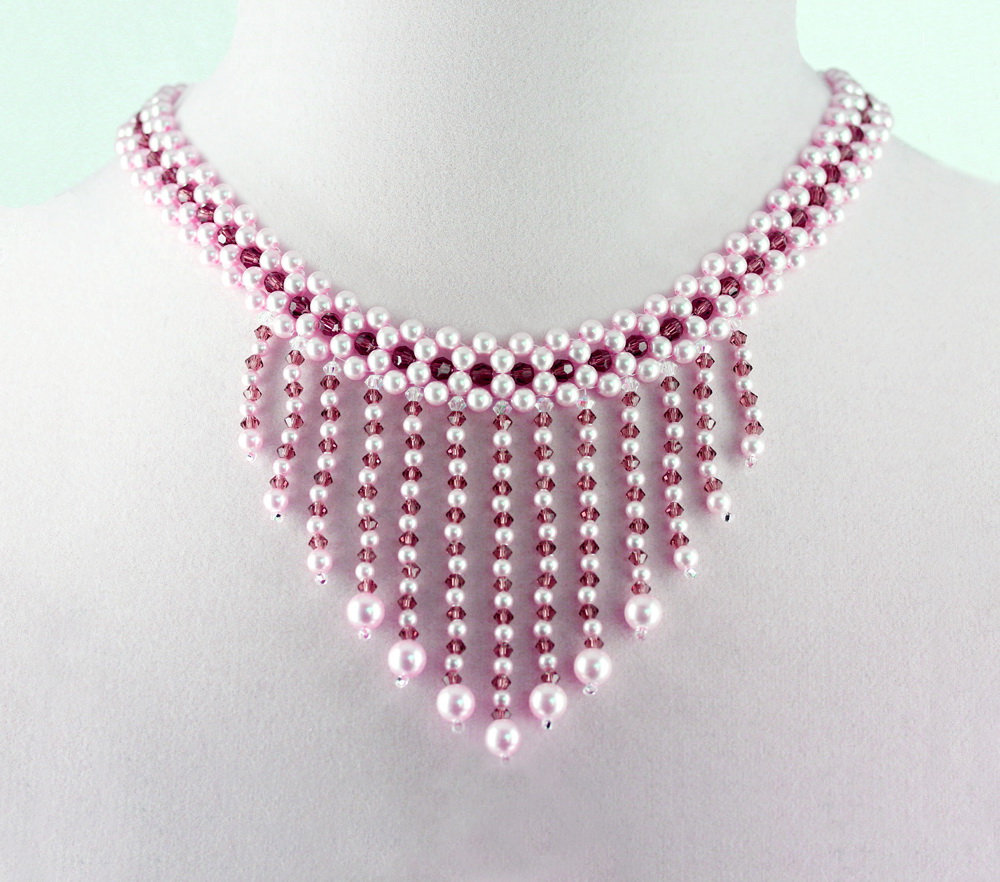 Free pattern for beaded necklace Verushka Beads Magic