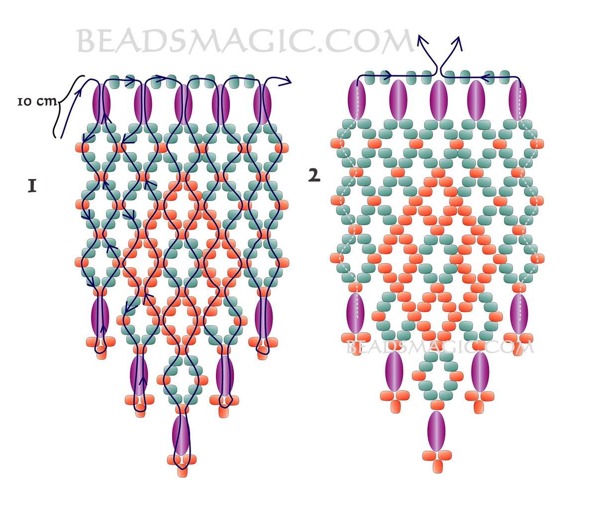 free-pattern-for-beaded-earrings-sunny-day-beads-magic