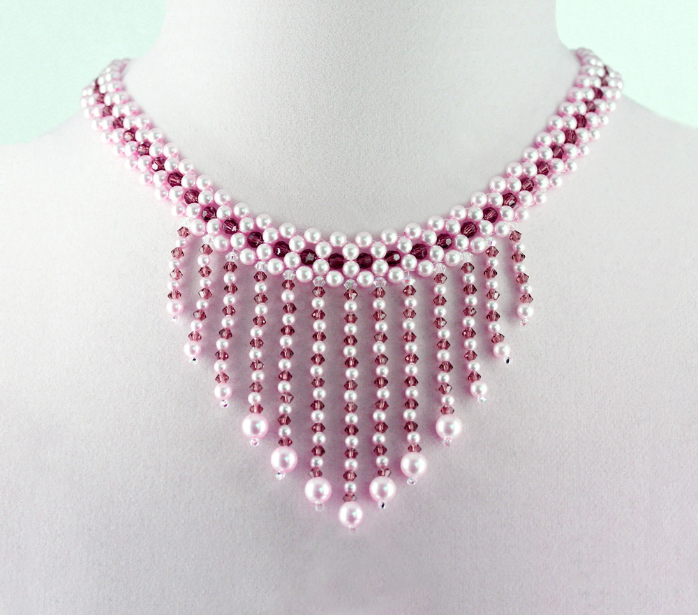 Free pattern for beaded necklace Verushka | Beads Magic