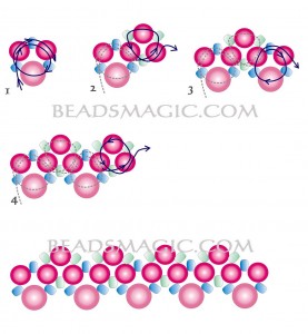 Free pattern beautiful beaded for necklace Irvin | Beads Magic