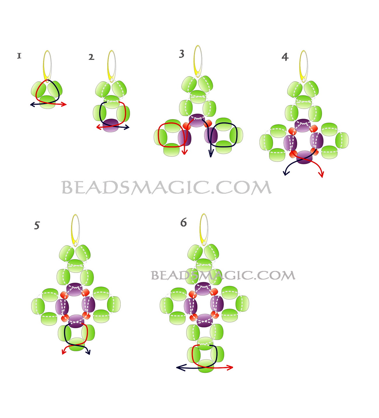 free-beading-earrings-pattern-tutorial-2