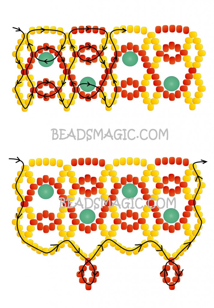 free-beading-tutorial-instructions-necklace-pattern-2