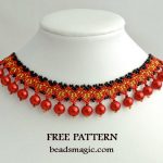 Free pattern for necklace Rowanberry