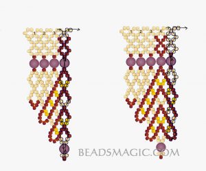 Free pattern for beaded necklace Sandal | Beads Magic