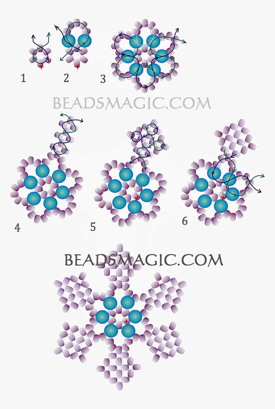 free-beading-snowflake-pendant-pattern-2-2016
