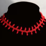 Free pattern for necklace More Red free-beading-pattern-necklace-tutorial-beads-1