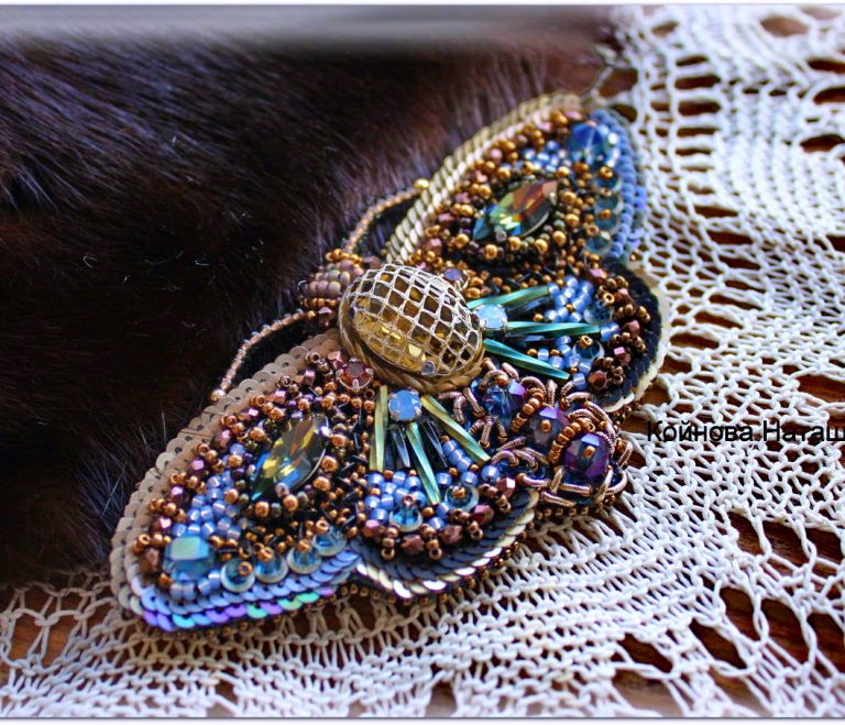 Beautiful bead embroidered butterflies & moths | Beads Magic