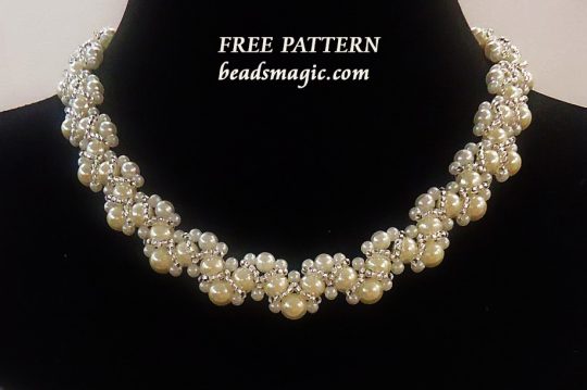 Free pattern for necklace Novia | Beads Magic | Bloglovin’