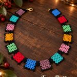 free bead pattern necklace, free beading pattern for necklace Red Flowers, beaded necklace pattern, DIY beaded necklace, free beadwork pattern, beading tutorial necklace, seed bead necklace pattern, bead weaving necklace, handmade beaded jewelry, DIY jewelry tutorial, beadwork tutorial, seed bead weaving, bead weaving techniques, floral beadwork pattern, flower necklace pattern, red beaded necklace, seed bead jewelry, handmade jewelry, jewelry making tutorial, DIY seed bead necklace, elegant beaded necklace, beading ideas, creative beading projects, bead weaving pattern, free bead pattern, handmade necklace pattern, DIY jewelry project