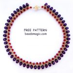 Free pattern for necklace Nino