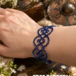Free pattern for bracelet Azora Free beading pattern, diy bracelet, seed beads, diy beads, netting stitch, bracelet tutorial, free beading tutroial, beadweaving, beadwork, beading instruction, step by step diagram, bead begginer, bracelet begginers