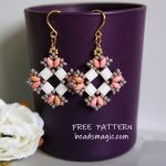Free pattern for earrings Ksenia