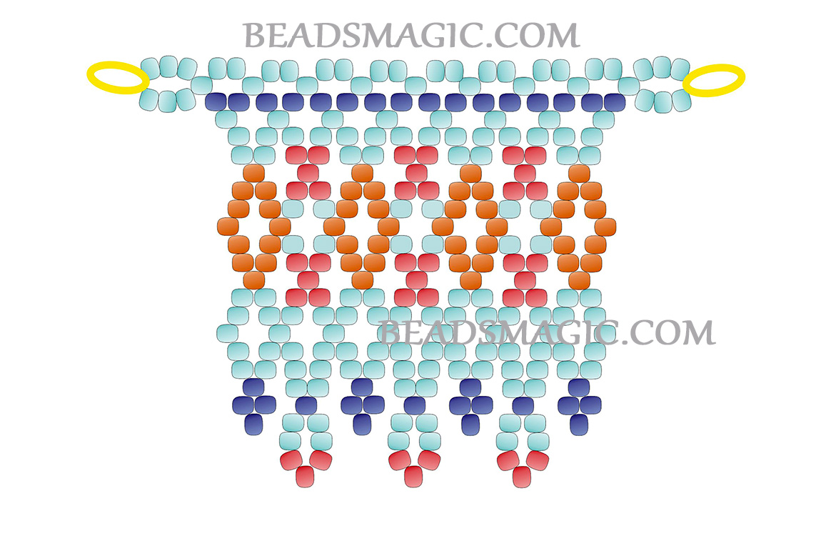 Free pattern for necklace Julia | Beads Magic | Bloglovin’