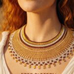 Free pattern for necklace Semiramis in egyptian style IMG_1771163324635