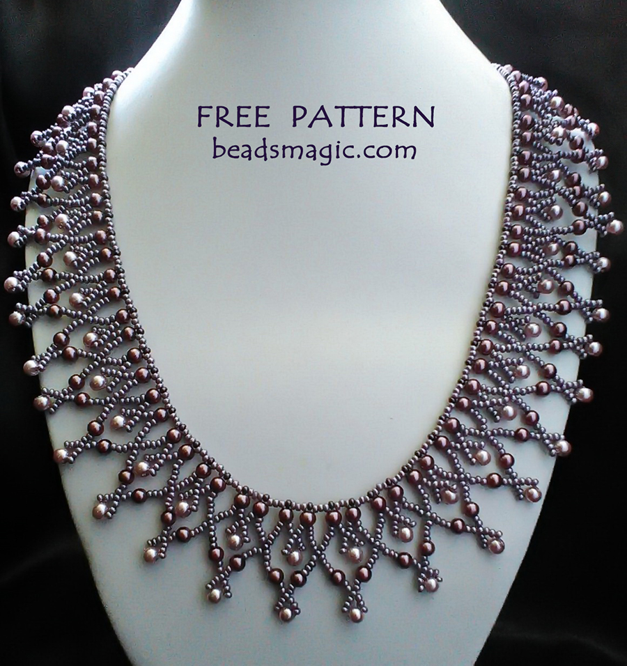 Free pattern for necklace Tayana | Beads Magic | Bloglovin’