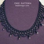 Free pattern for necklace Mona