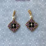 Free pattern for earrings Sara