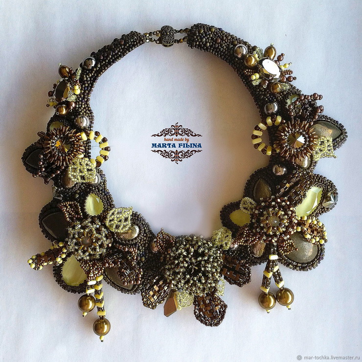 Beautiful bead embroidery by Marta Filina | Beads Magic | Bloglovin’
