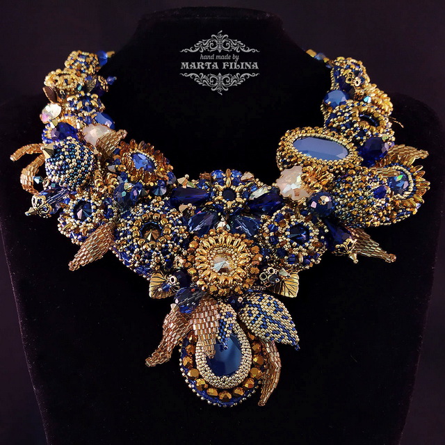 Beautiful bead embroidery by Marta Filina | Beads Magic | Bloglovin’