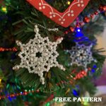 Free beading pattern for Snowflake
