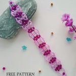 Free beading pattern for bracelet Amaranth