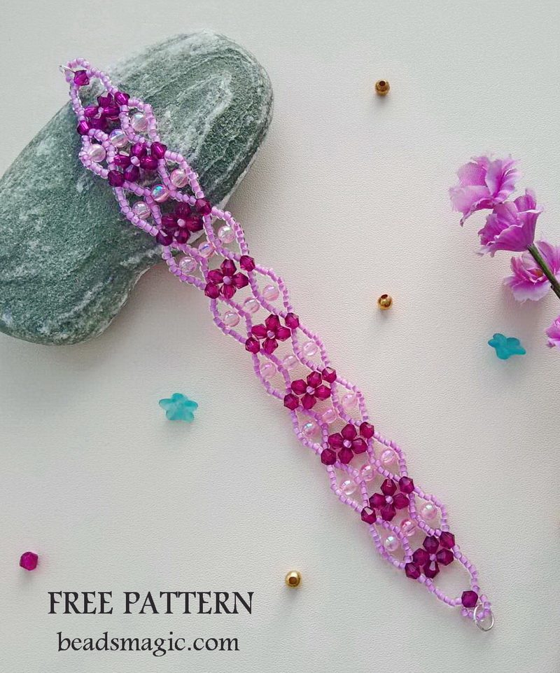 Greta Bracelet Pattern by Anna Taylor