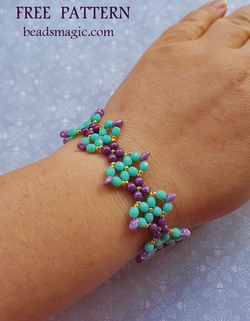 How to make a colorful beaded bracelet: Tutorial/Super easy beads bracelet   Beaded earrings tutorials, Making bracelets with beads, Beaded bracelet  patterns