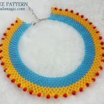 Free beading pattern for necklace Ukrainka