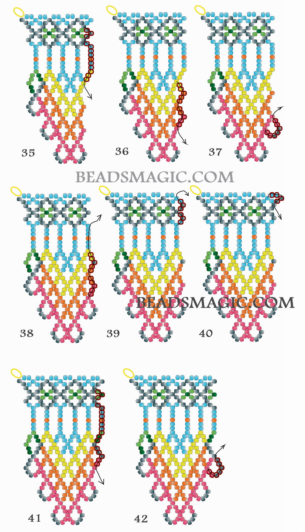 5Lines multi colour crystal beads set | Gold necklace designs, Gold jewelry  fashion, Jewelry patterns