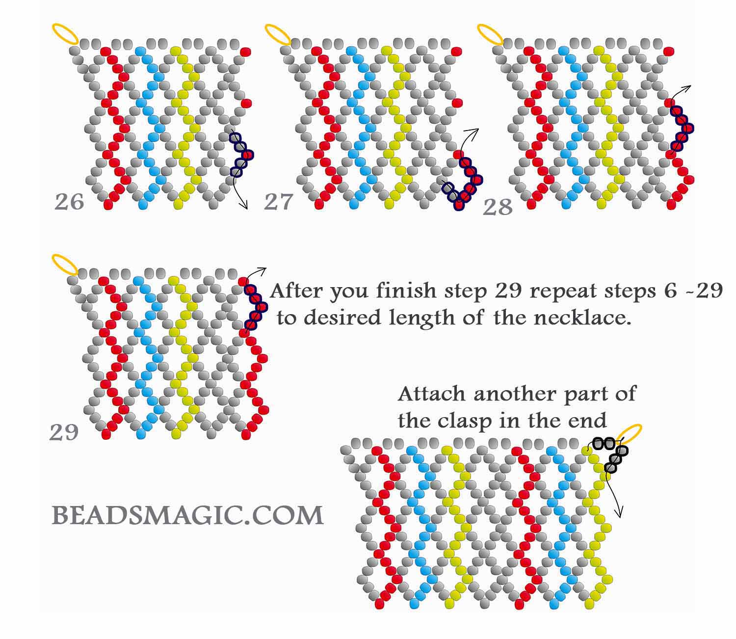 How to Make Beaded Heart Jewelry Tutorials / The Beading Gem