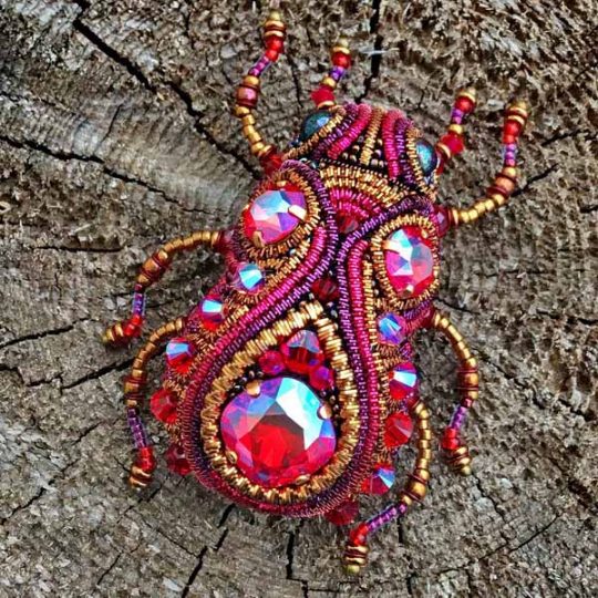 Amazing beaded insects by Lana Evgan | Beads Magic