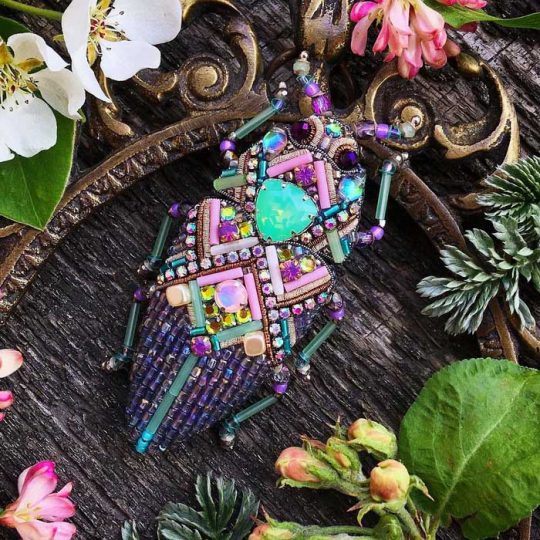 Amazing beaded insects by Lana Evgan Beads Magic