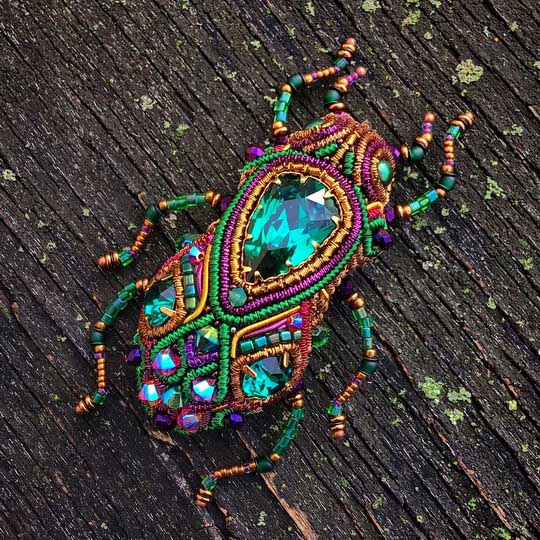 Amazing beaded insects by Lana Evgan | Beads Magic