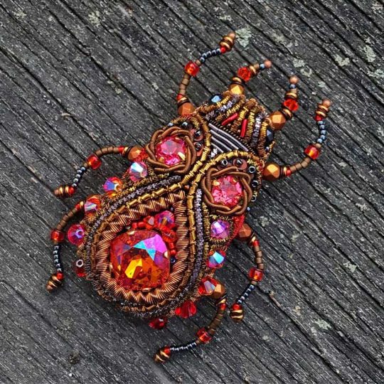 Amazing beaded insects by Lana Evgan | Beads Magic