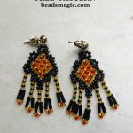 Free tutorial for earrings Esmeralda