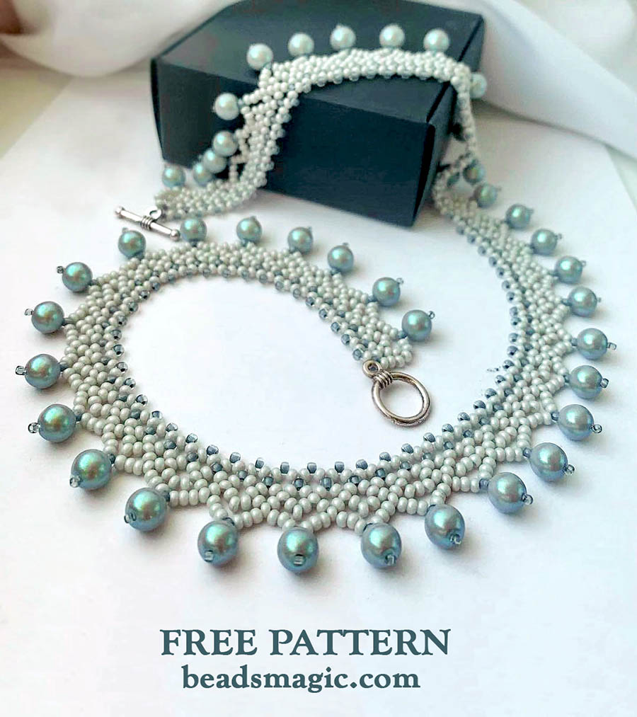 Easy Beaded Necklace: Seed Bead Choker Necklace Tutorial 