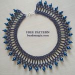 Free pattern for beaded necklace Siren