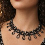 Free beading pattern, necklace nova, beadsmagic, seed beads, beading, beadweaving, beadwork, diy beads, netting stitch, diy necklace, diy, beading tutorial, bead pattern, free bead tutorial, beading instruction, step by step diagram, step by step necklace