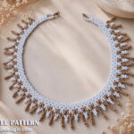 free beading pattern necklace, beaded necklace pattern, DIY beaded necklace, free beadwork pattern, beading tutorial necklace, seed bead necklace pattern, bead weaving necklace, handmade beaded jewelry, DIY jewelry tutorial, beadwork tutorial, easy beaded necklace pattern, beginner beading pattern, modern beaded necklace, free beading pattern for necklace Megan, how to make a beaded necklace step by step, DIY seed bead necklace tutorial for beginners, bead weaving pattern for elegant necklace, handmade beaded necklace pattern free download, easy beadwork necklace tutorial, seed beads jewelry, beadwork design, jewelry making tutorial, beading ideas, handmade jewelry inspiration, creative beading projects