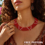 free beading pattern necklace, beaded necklace pattern, DIY beaded necklace, free beadwork pattern, beading tutorial necklace, seed bead necklace pattern, bead weaving necklace, handmade beaded jewelry, DIY jewelry tutorial, beadwork tutorial, easy beaded necklace pattern, beginner beading pattern, modern beaded necklace, free beading pattern for necklace Aruna, how to make a beaded necklace step by step, DIY seed bead necklace tutorial for beginners, bead weaving pattern for elegant necklace, handmade beaded necklace pattern free download, easy beadwork necklace tutorial, seed beads jewelry, beadwork design, jewelry making tutorial, beading ideas, handmade jewelry inspiration, creative beading projects