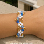 Free beading pattern for bracelet Seana free beading pattern, free beading tutorial, beadwork, bead pattern, beading tutorial, DIY jewelry, DIY beading, beaded bracelet, handmade jewelry, bead weaving techniques, beading patterns, seed beads, free bead pattern, beading project, handmade gifts