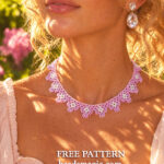 Free beading pattern for necklace Rosalind free beading pattern, beading pattern necklace, Rosalind necklace, DIY beaded necklace, jewelry making tutorial, free jewelry pattern, bead weaving pattern, handmade beaded necklace, beading tutorial, seed bead necklace pattern, crystal beaded necklace, DIY jewelry necklace, beginner beading pattern, elegant beaded necklace, free necklace pattern
