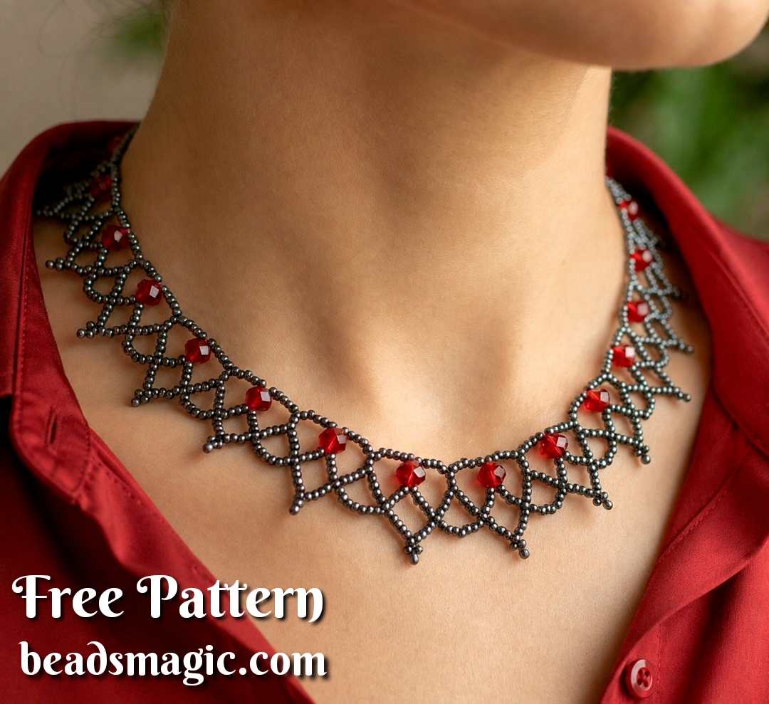 free beading tutorial, free beading tutorial for necklace Cranberry, free beading pattern necklace, beaded necklace pattern, DIY beaded necklace, bead weaving tutorial, free beadwork tutorial, seed bead necklace pattern, seed bead jewelry, bead weaving necklace, handmade beaded jewelry, DIY jewelry tutorial, beadwork tutorial, bead weaving techniques, glass seed beads, jewelry making tutorial, easy beaded necklace pattern, beginner beading tutorial, elegant beaded necklace, DIY seed bead necklace, handmade jewelry, beadwork design, handmade beaded necklace pattern, beading ideas, creative beading projects, bead weaving pattern, free bead pattern, jewelry making, DIY jewelry