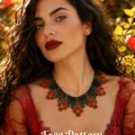 free beading tutorial, free beading pattern, beadwork, beaded necklace, bead pattern, beading tutorial, DIY jewelry, bead weaving, bead weaving techniques, bead weaving patterns, seed beads, free bead pattern, beading project, handmade jewelry, handmade gifts, diy neckalce, beadwork, seed beads