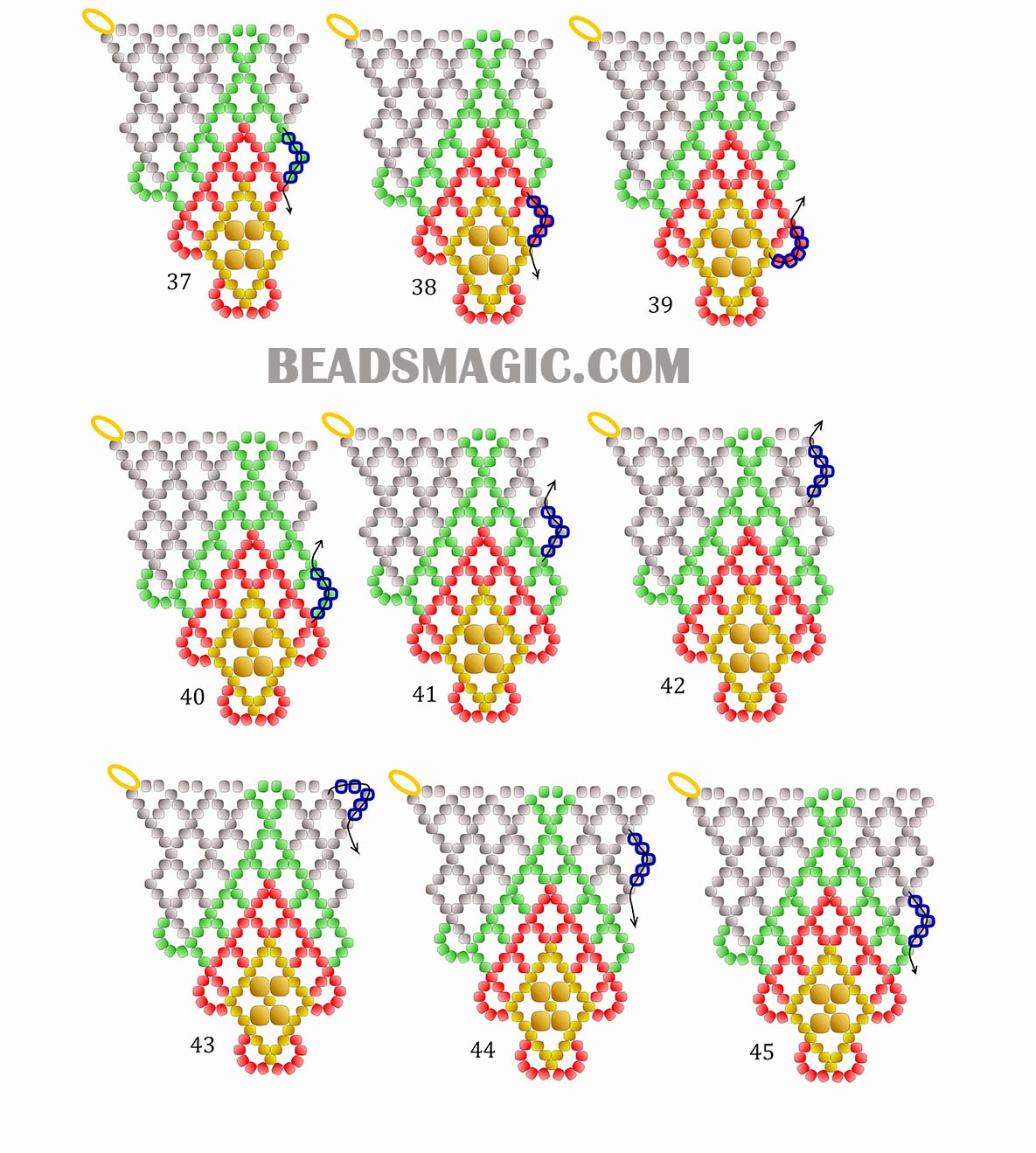 free beading tutorial, free beading pattern, beadwork, beaded necklace, bead pattern, beading tutorial, DIY jewelry, bead weaving, bead weaving techniques, bead weaving patterns, seed beads, free bead pattern, beading project, handmade jewelry, handmade gifts, diy neckalce, beadwork, seed beads